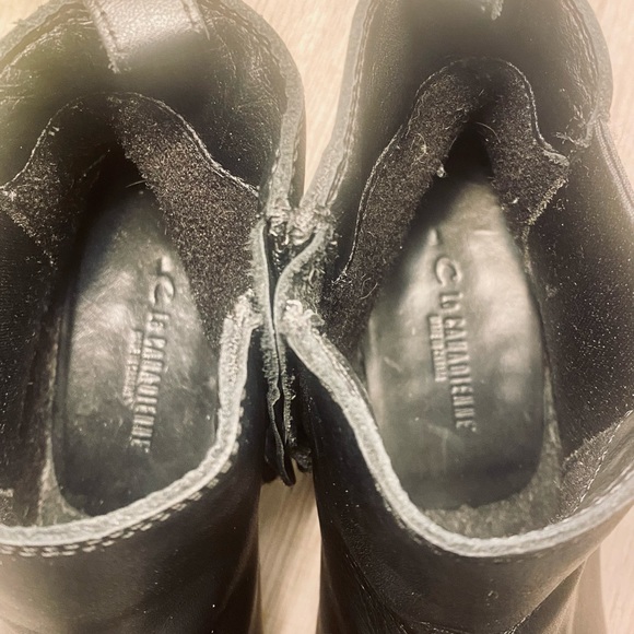 La CANADIENNE Black Leather Booties - Picture 13 of 15